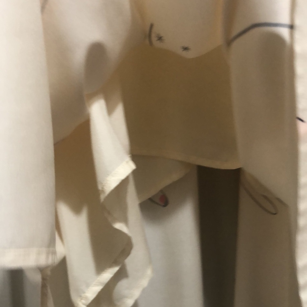 Mr. Larkin Midi V-Neck Dress with Hand-Drawn Print - Picture 15 of 15